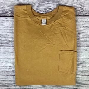 Vintage 1990s GAP Honey Mustard Color Way Pocket T-shirt